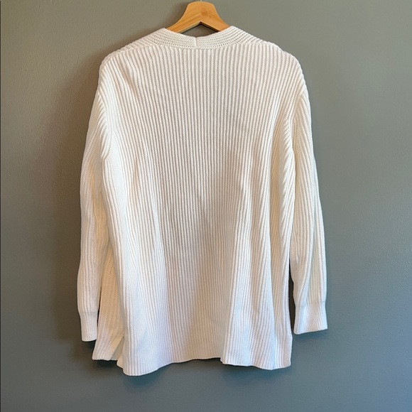 Madewell Women's White Open-Front Cardigan - Picture 5 of 5